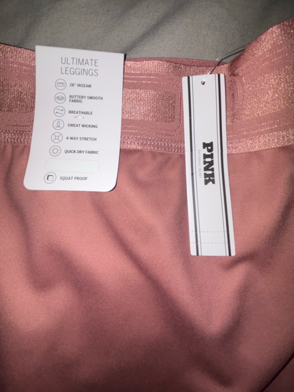 PINK Ultimate Leggings in Rose Quartz